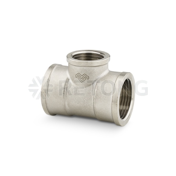 Тройник Varmega ВР переходной 1 1/4" x 3/4" x 1 1/4", никелированный