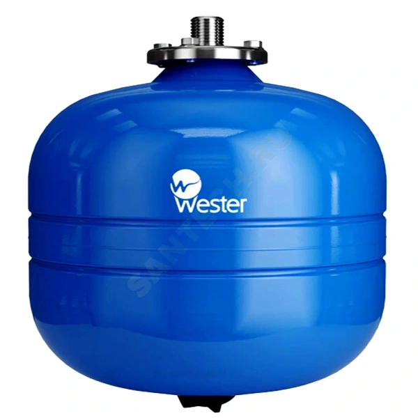 Гидроаккумулятор верт син 12л 10атм 3/4" НР WAV Wester 0-14-1030
