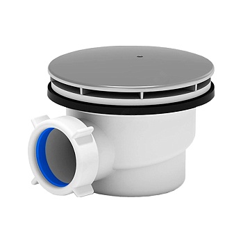 Сифон д/поддона h=65мм 1 1/2"x90/40 хром АНИ Пласт E320C