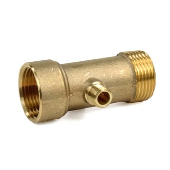 Штуцер трехвыводной 2х1"+1х1/4" лат Unipump 17191