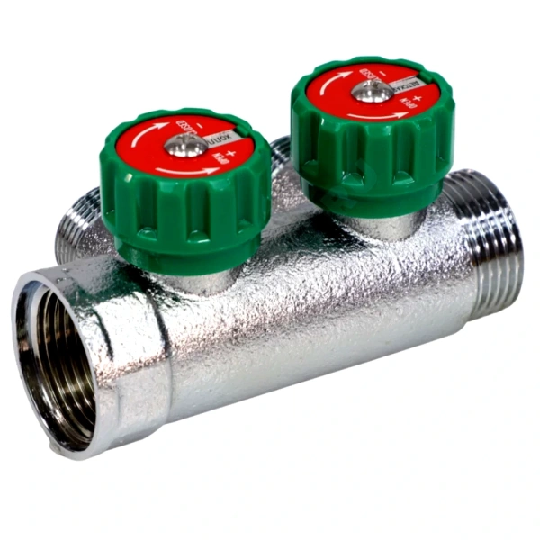 Коллектор лат клап рег 1" м/р 2в 3/4" ЕК н/р 45мм M111 SantechSystems