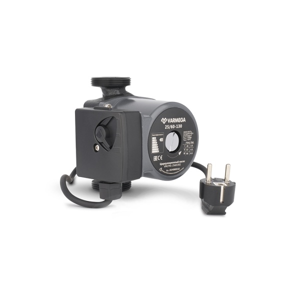 Насос циркуляционный Varmega VMCP01 Basic 25/60 130, VMCP01-25601301, без гаек