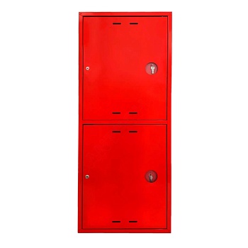 Шкаф пожарный встроен ШПК 320-21 ВЗК (2ПК) ЗМ 1345х600х230 красн ФАЭКС
