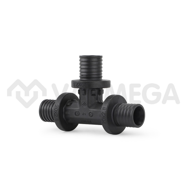 Тройник равносторонний Varmega Slide-fit VM50401, 16 мм, аксиальный