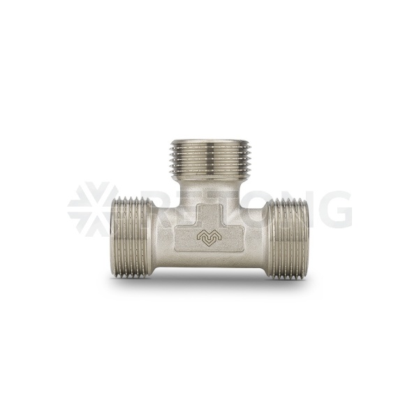 Тройник Varmega НР равносторонний 3/4", никелированный