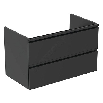 Тумба TESI п/умыв 80 черн мат Ideal Standard T0051ZT