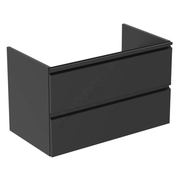 Тумба TESI п/умыв 80 черн мат Ideal Standard T0051ZT