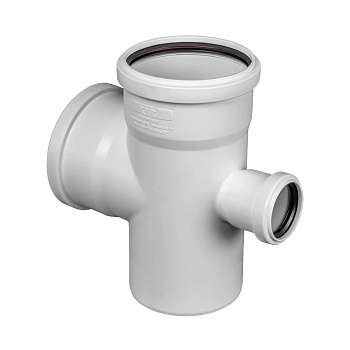 Крестовина PP-M 1-пл бел б/ш Дн110х110х50х87гр в/к РосТурПласт 36545