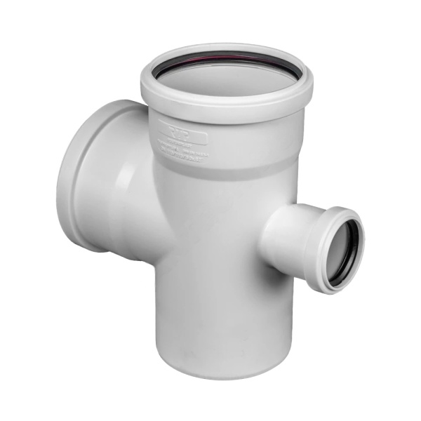 Крестовина PP-M 1-пл бел б/ш Дн110х110х50х87гр в/к РосТурПласт 36545