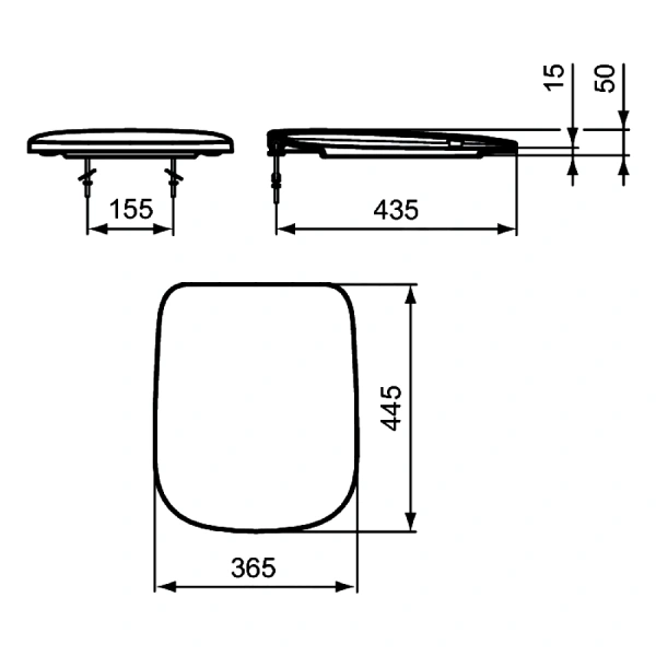 Сиденье д/унит Esedra дюр микр Ideal Standard T318101