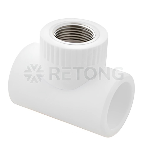 Тройник PP-R бел комб Дн20х3/4" ВР РосТурПласт 10744