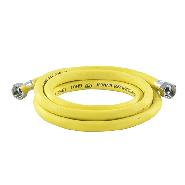 Подводка гибкая д/газа ПВХ Н1/2"-Н1/2" 2.5м арм ЗИП-ФЛЕКС 71080 .