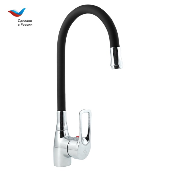 Смес/мойка Ц-серия однор г/изл бок/р гайка Славен СЛ-ОД-Ц2Ч