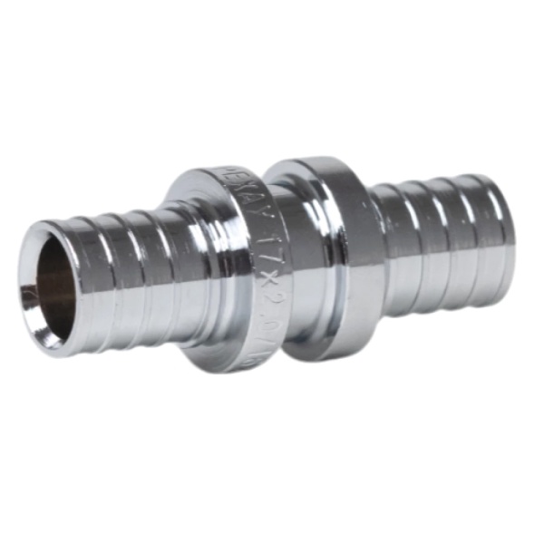 Муфта PE-X лат хром аксиал Дн20 THERM S Рехау 12503173002