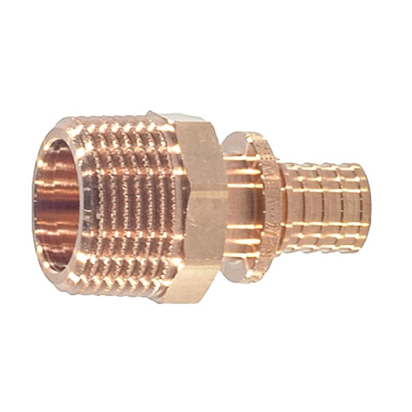 Муфта PE-X бр аксиал Дн16х3/4" НР RAUTITAN RX+ Rehau 14563121001