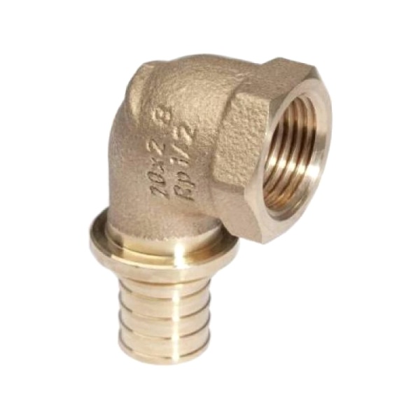 Угольник PE-X бр аксиал Дн20х1/2" ВР RAUTITAN RX+ Rehau 14563551001