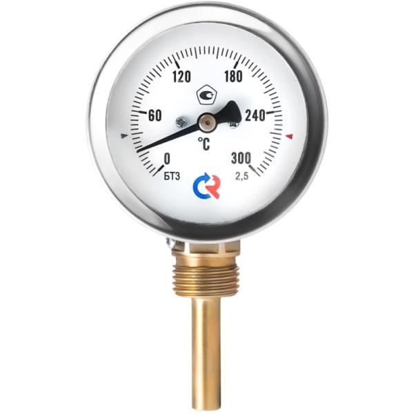 Термометр биметалл БТ-32.211 160С Дк63 L=64 G1/2" рад Росма 00000002447