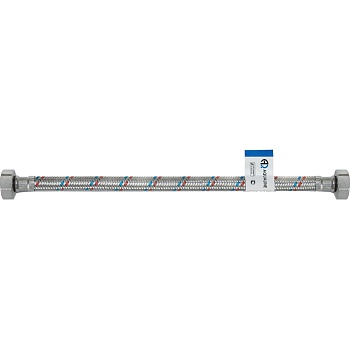 Подводка гибкая д/воды нерж Н1/2"-Н1/2" 3м нж/г AQUALINE 04812