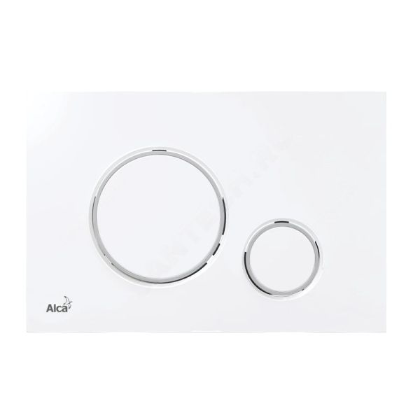 Кнопка д/инст мех бел/хр гл Alca M770