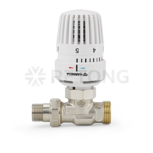 Ограничитель температуры обратного потока Varmega VM12102 RTL, 1/2 х 3/4"EK НР, прямой