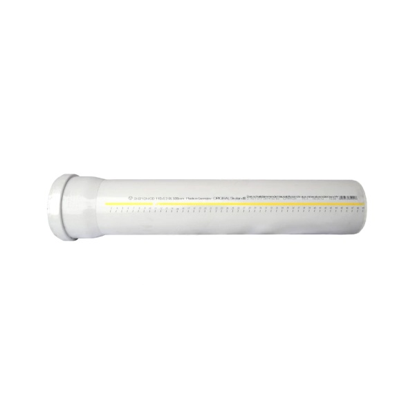 Труба PP-MD сер б/ш Дн58х4,0 L=3,0м в/к SKEM Ostendorf 332070
