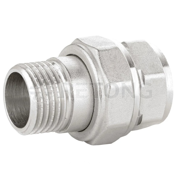 Соединитель лат американка Ду20 м/р никель LD.67.520.20