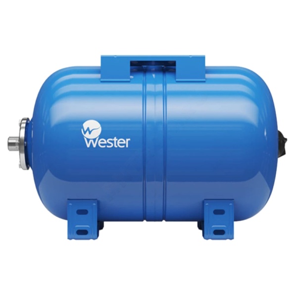 Гидроаккумулятор гориз син 24л 10атм 1" НР WAO Wester 0-14-0950