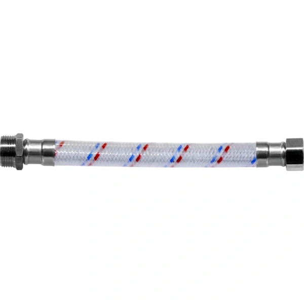 Подводка гибкая д/воды нейлон М1/2"-Н1/2" 0.6м нж/г dвн13 ГИГАНТ Подольск ГП002412