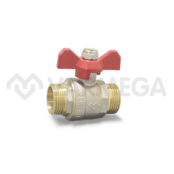 Кран шаровый Varmega Classico VM00603 1" НР-НР, полнопроходной, ручка-бабочка