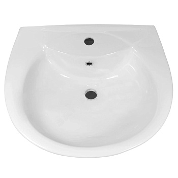 Умывальник Оптима 56 3/вел 1/отв б/к Лобня 10/1/5/1-63