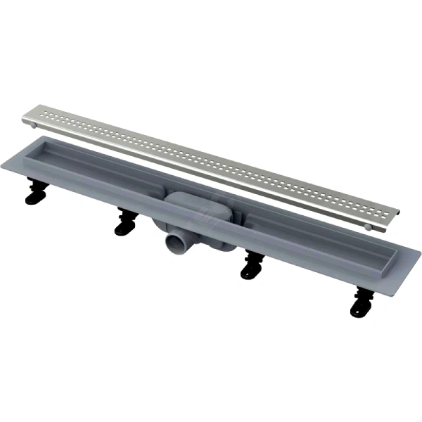 Лоток душев гор/вып комб/з Дн40 650х60 нж/реш мат Alca APZ9-650M
