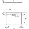 Поддон акр ULTRAFLAT 90х70 прямоуг Ideal Standard T447401