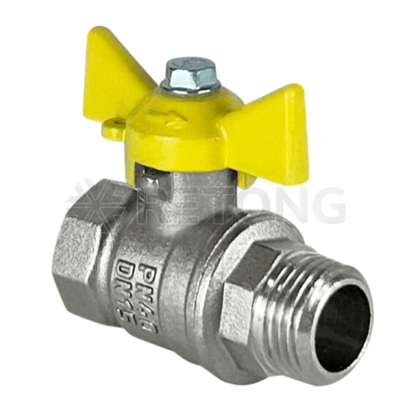 Кран шар лат газ 11Б27фтМ нк Ду15 Ру40 м/р баб VALFEX VF.278.NB3.012.N/P59