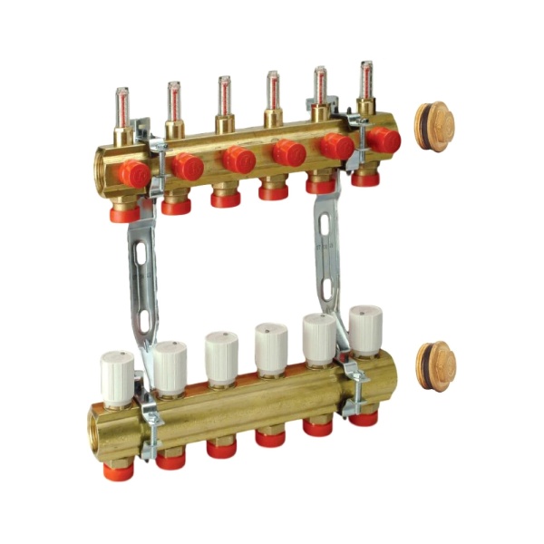 Группа коллект лат расход 1" м/м 10в 3/4" ЕК н/р Giacomini R553KY070