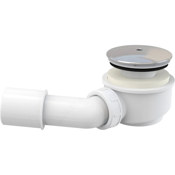 Сифон д/поддона h=58мм 1 1/2"x60 пер/тр 45гр хром Alca A471CR-60