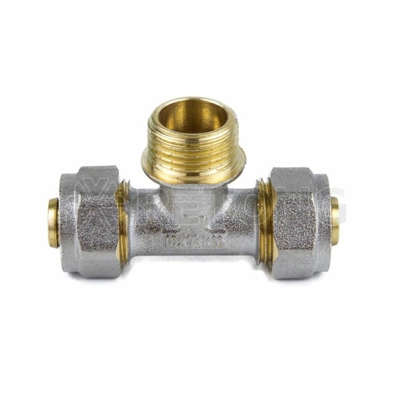Тройник МП обж лат Дн16х1/2"х16 НР Aquasfera 7014-01 .