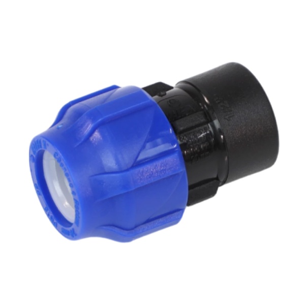 Муфта компресс ПЭ Дн50х1 1/2" ВР Ру16 VALFEX 121001250112