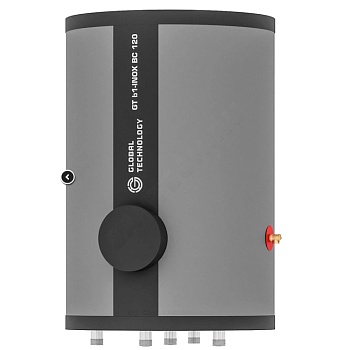 Бойлер косв нагрева 120л GT inox bc 120 1т/о б/к ТЭН GlobalTechnology 1221120