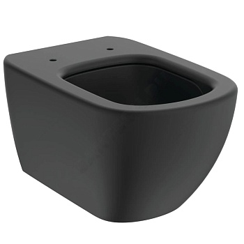 Унитаз подвесной TESI б/о б/сид черн Ideal Standard T0079V3