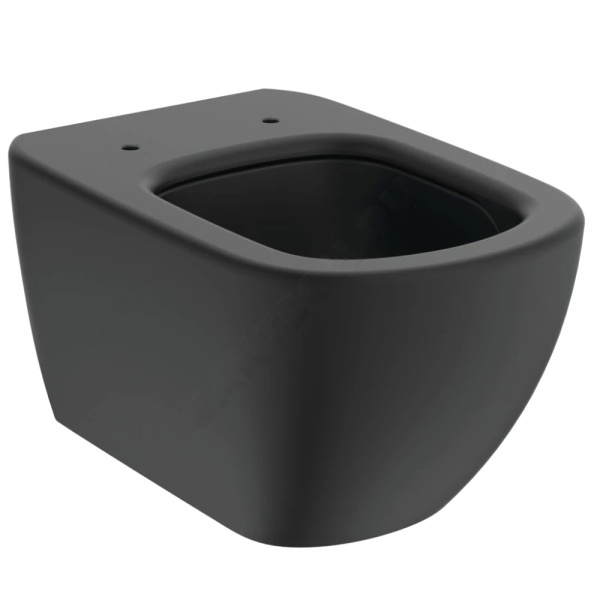 Унитаз подвесной TESI б/о б/сид черн Ideal Standard T0079V3