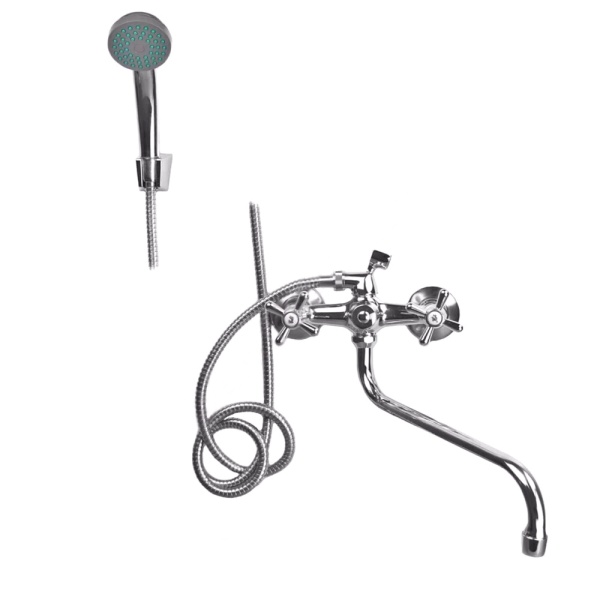 Смес/ванна Aqua к/затв дл/изл в/к Serra