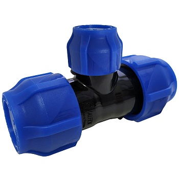 Тройник перех компресс ПЭ Дн25х20 Ру16 VALFEX 1210012252025