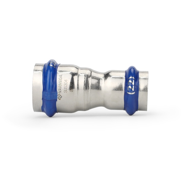 Муфта двухраструбная Varmega Inox Press переходная VM702003528, 35×28 мм