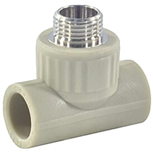 Тройник PP-R сер комб Дн25х1/2" НР VALFEX 10128125Г