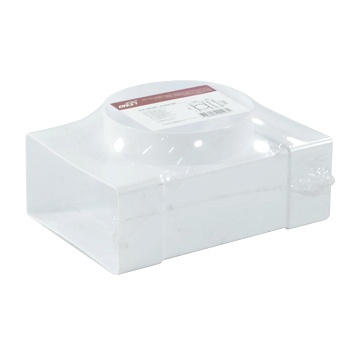 Соединитель Т-обр пласт 60х120/D100/60х120 Эра 612ТФ10П