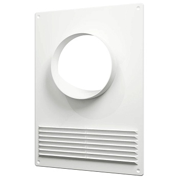 Площадка торцевая пласт D100 180х250 с решеткой Эра 100ПТПР