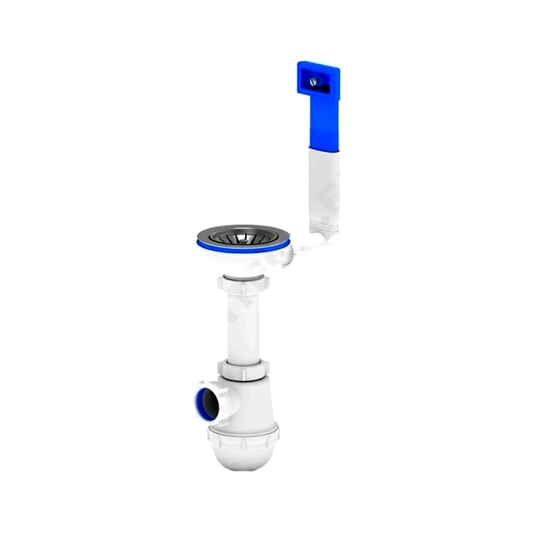 Сифон мойки бут ж/пер 3 1/2"x40 нерж/сетка Ани Грот АНИ Пласт A0145