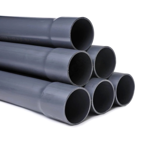 Труба НПВХ 125 нап сер растр Дн110х4,2 Ру10 SDR26 3м п/клей Aquaviva AQV311042R