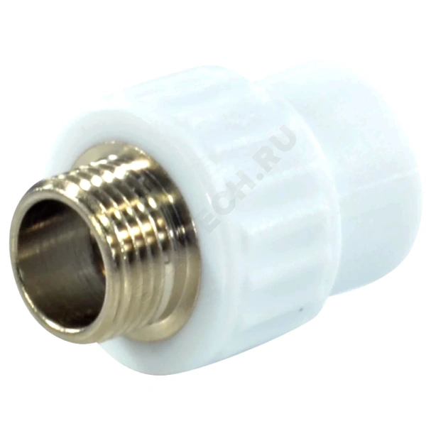 Муфта PP-R бел комб Дн25х1/2" НР VALFEX 10130125