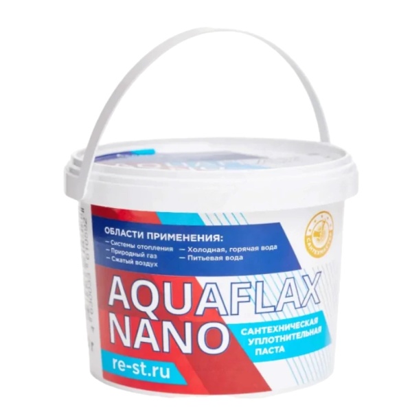 Паста для пропитки льна 400гр банка AQUAFLAX NANO 04059